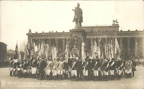 Denkmal Friedrich Wilhelm III Studenten / Denkmaeler /