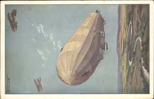 Zeppeline Hans Rudolf Schulze Kat. Flug