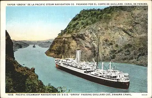 Schiffe S S S Oroya Canal de Panama Kat. Schiffe
