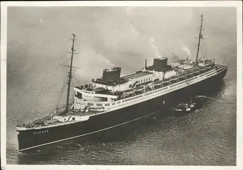 Dampfer Oceanliner Europa Kat. Schiffe