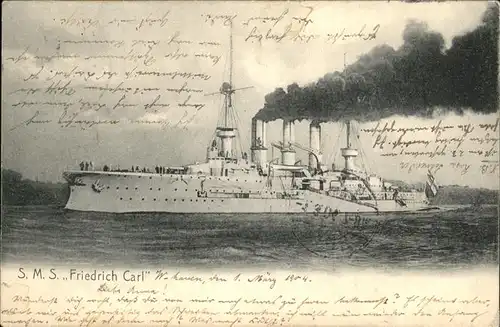 Marine SMS Friedrich Carl Kat. Schiffe