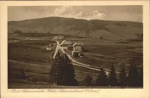 Schwarzwald Hald Schauinsland  Kat. Regionales