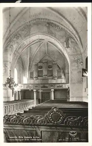 Kirchenorgel Gla Upsala kyrka Kat. Musik