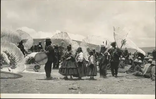 Tanz Taenzer Bolivien Eingeborene  / Tanz /