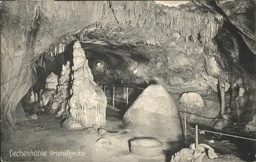 Hoehlen Caves Grottes Kristallgrotte Dechenhoehle