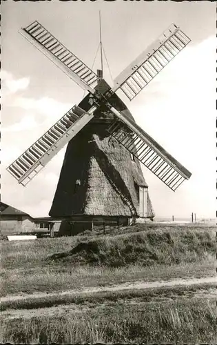 Windmuehle Amrum Kat. Gebaeude und Architektur