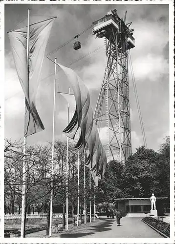 Landesausstellung Zuerich 1939 Seilbahnturm  Kat. Expositions