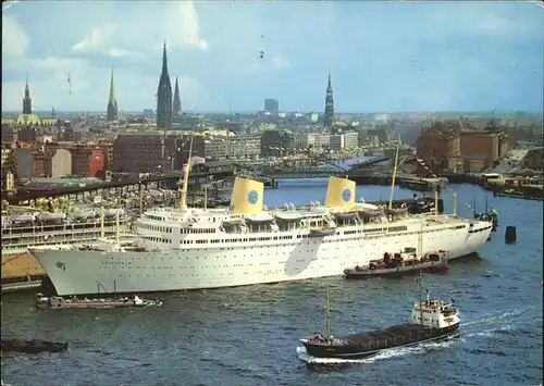 Dampfer Oceanliner Hamburg Kat. Schiffe