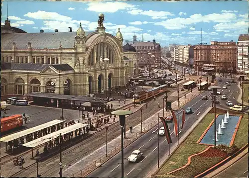 Bahnhof Strassenbahn Frankfurt am Main Kat. Bahnen