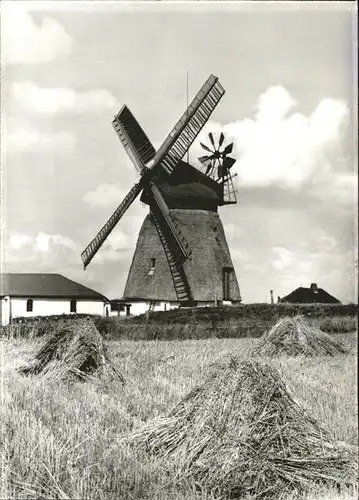 Windmuehle Amrum Kat. Gebaeude und Architektur