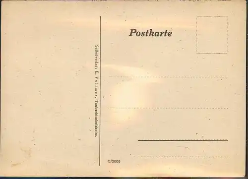 Liederkarte s Schwobaland Erwin Vollmer Kat. Musik