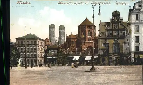 Synagoge Muenchen Maximilianplatz Kat. Gebaeude