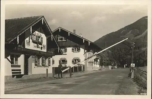 wz46712 Zoll Grenze Douane Bayrischzell Bayern Tirol Kategorie. Zoll Alte Ansichtskarten