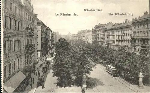 Strassenbahn Kaerntnerring Kat. Bahnen