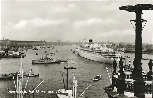 Dampfer Oceanliner Oranje Amsterdam Kat. Schiffe