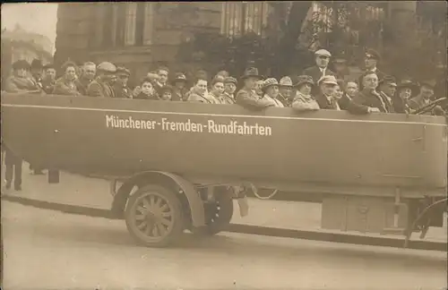 Autobus Omnibus Fremden Rundfahrten Muenchen / Autos /