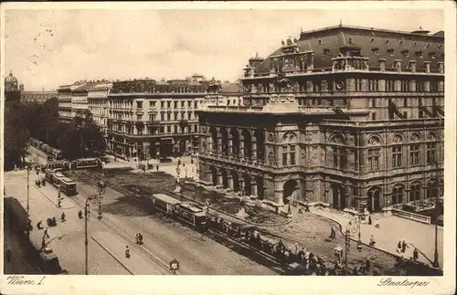 Strassenbahn Staatsoper Wien Kat. Bahnen