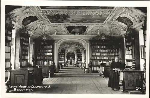 Bibliothek = Library Stift Kremsmuenster oesterreich Kat. Gebaeude