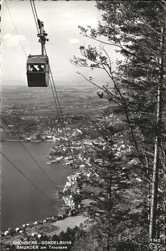 Seilbahn Gruenberg Gmunden Traunsee / Bahnen /