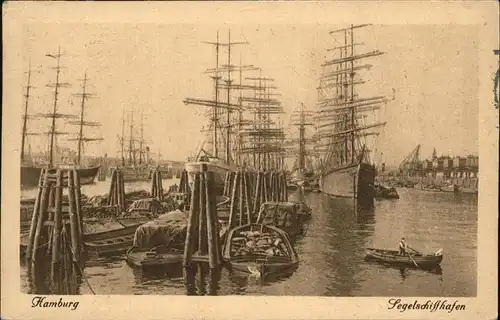 Segelschiffe Hamburg Hafen Kat. Schiffe