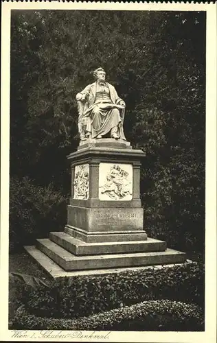 Schubert Franz Denkmal Wien Stadtpark Kat. Persoenlichkeiten