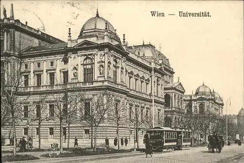 Universitaet Wien Strassenbahn Kat. Gebaeude