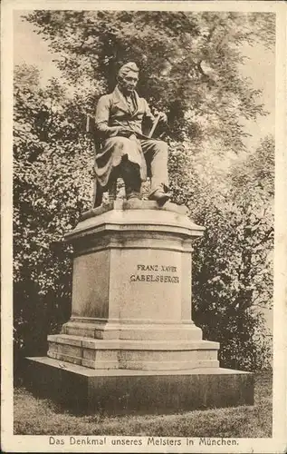 Denkmal Franz Xaver Muenchen / Denkmaeler /