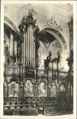 Kirchenorgel Ottobeuren Chorgestuehl Kat. Musik