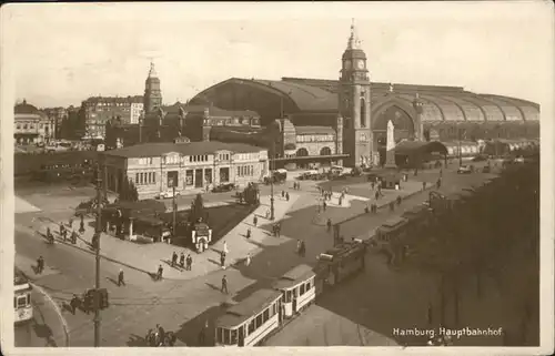 Strassenbahn Hamburg Hauptbahnhof Kat. Bahnen