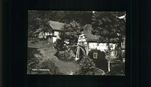 Wassermuehle Weisbachtal Kat. Gebaeude und Architektur