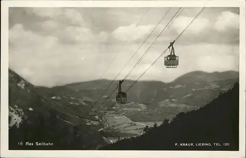 Seilbahn Rax  / Bahnen /