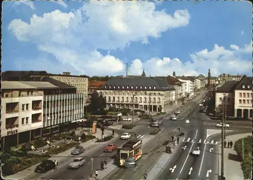 Strassenbahn Darmstadt Rheinstrasse Neckarstrasse Kat. Bahnen