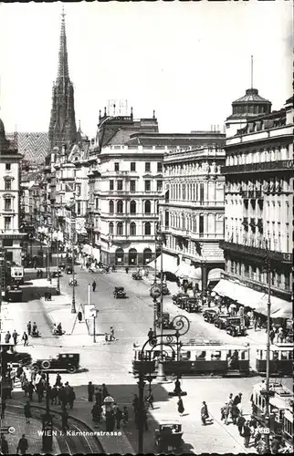 Strassenbahn Wien Kaerntnerstrasse Kat. Bahnen