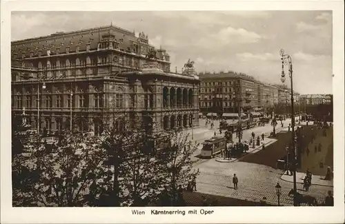 Opergebaeude Wien Kaerntnerring Kat. Gebaeude