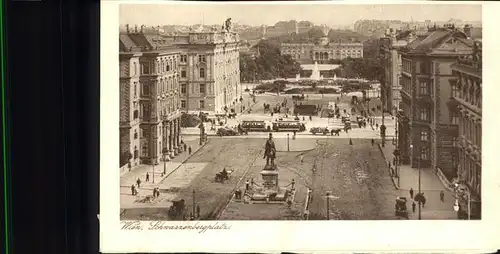 Strassenbahn Wien Schwarzenbergplatz Kat. Bahnen