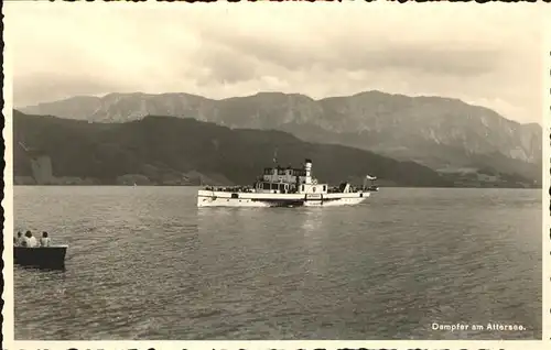 Dampfer Binnenschifffahrt Attersee Kat. Schiffe