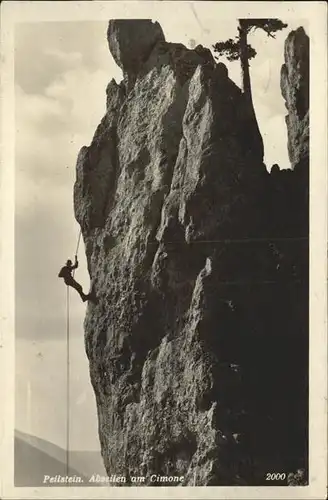 Bergsteigen Klettern Peilstein Cimone / Sport /