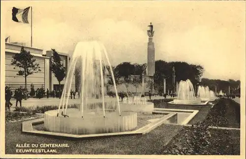 Exposition Bruxelles 1935 Allee du centenaire Kat. Expositions