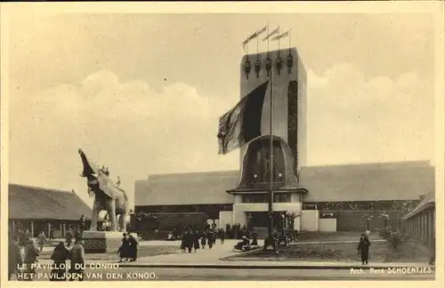 Exposition Bruxelles 1935 Pavillon du Congo Kat. Expositions