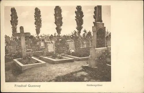 Tod Friedhof Quesnoy Heldengraeber Kat. Tod