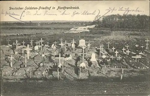 Tod Soldaten Friedhof Nordfrankreich Kat. Tod