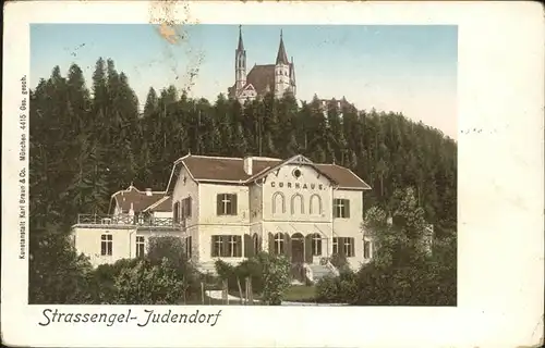 Verlag Braun Nr. 4415 Strassengel Judendorf Kurhaus Kat. Verlage