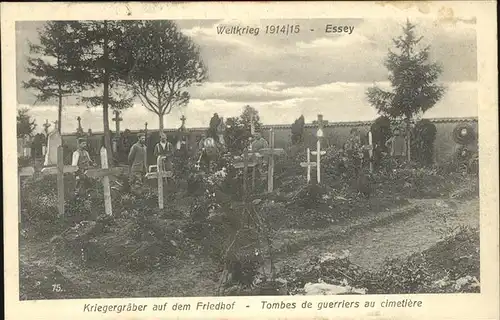 Tod Essey Kriegergraeber Friedhof WK1 Kat. Tod