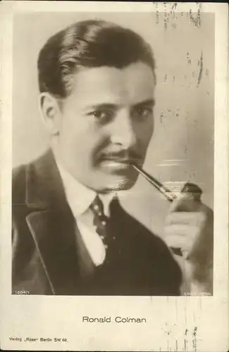 Verlag Ross Nr. 1504 1 Ronald Colman Kat. Kino und Film