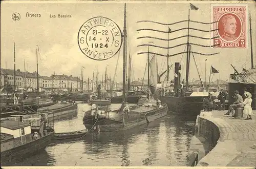 Schiffe Boote Anvers Bassins Kat. Schiffe
