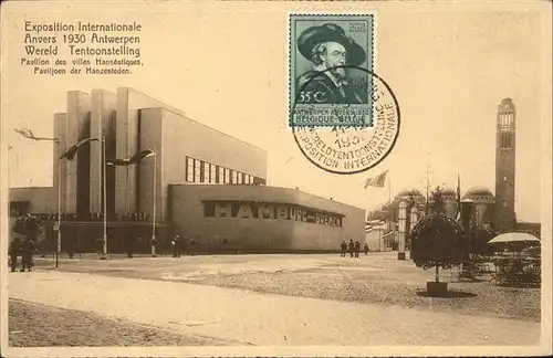 Exposition Internationale Anvers 1930 Pavillon des villes Hanseatiques Kat. Expositions