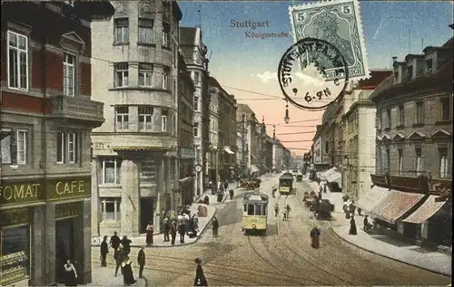 Strassenbahn Stuttgart Koenigsstrasse Kat. Bahnen