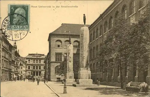 Universitaet Muenchen Amalienstrasse Kat. Gebaeude