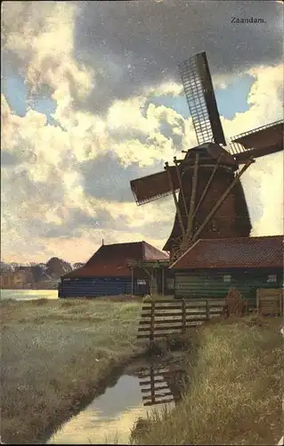 Verlag Photochromie Nr. 2960 Serie 165 Windmuehle Zaandam Kat. Verlage