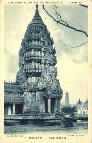 Exposition Coloniale Paris 1931 Angkor Vat Kat. Expositions